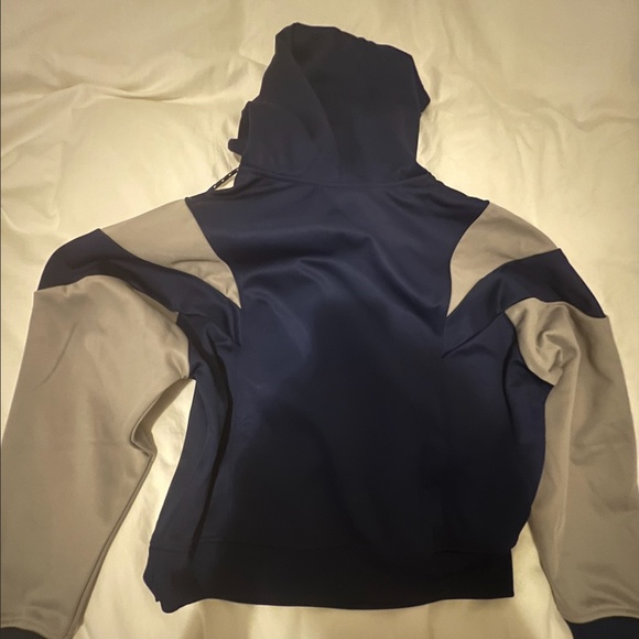Brooklyn Dodgers Women's 1/4 Zip Hooded Sweatshirt 2 Tone RARE - Picture 2 of 2
